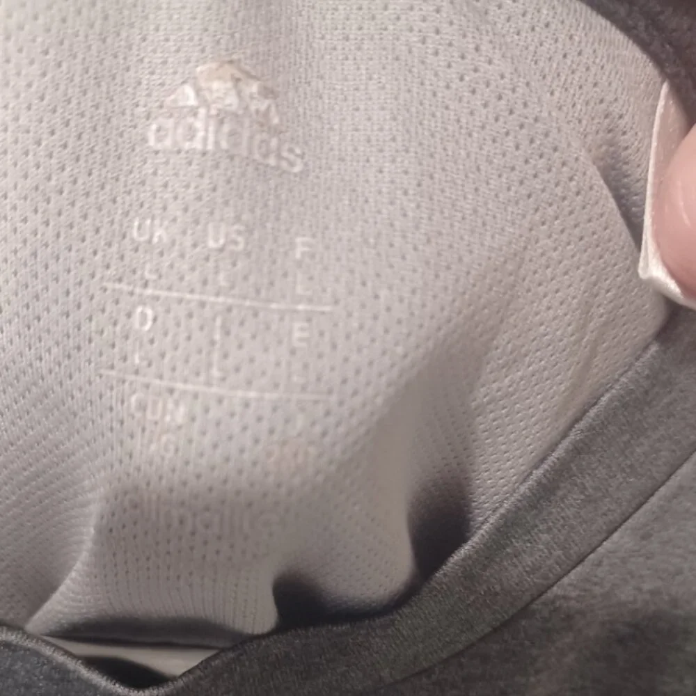Adidas Climalite Grey Athletic Crew Neck Short Sleeve 939004 Top L